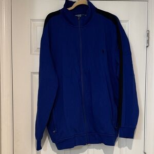 Polo by Ralph Lauren Men's Royal Blue Zip-Up Sweater